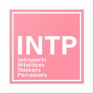 intp mbti type Posters and Art